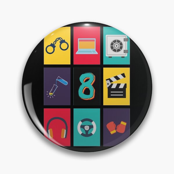 Item preview, Sense8 Flat Icons designed and sold by byebyesally.
