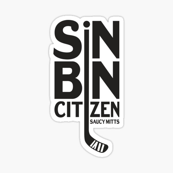 Hockey Sin Bin Citizen Sticker