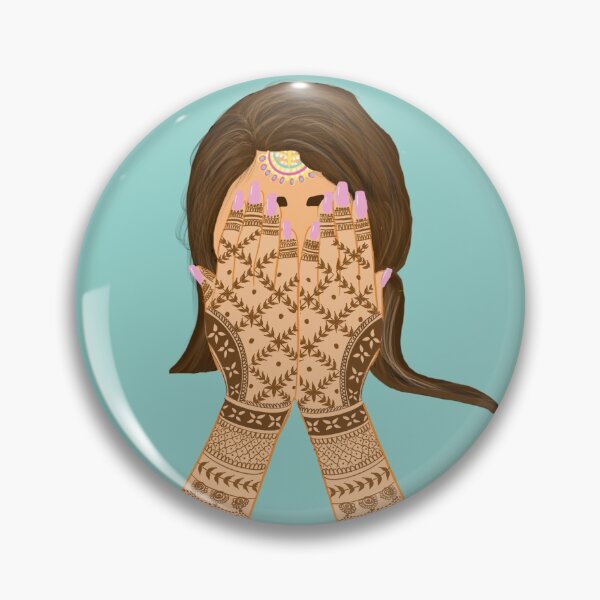 Item preview, Henna girl designed and sold by Geetika Batra.