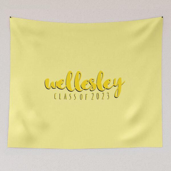 Item preview, handwritten wellesley 2023 in yellow designed and sold by sophiagg7.