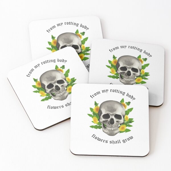 Item preview, Dandelions & a skull designed and sold by msdav.