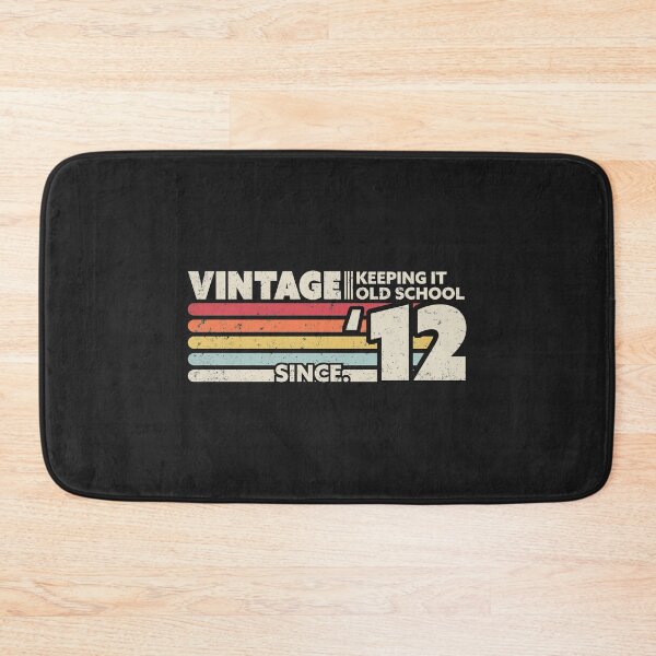 Item preview, 2012 Vintage, Keeping It Old School Since '12 Retro Birthday Print designed and sold by PackAPunch.