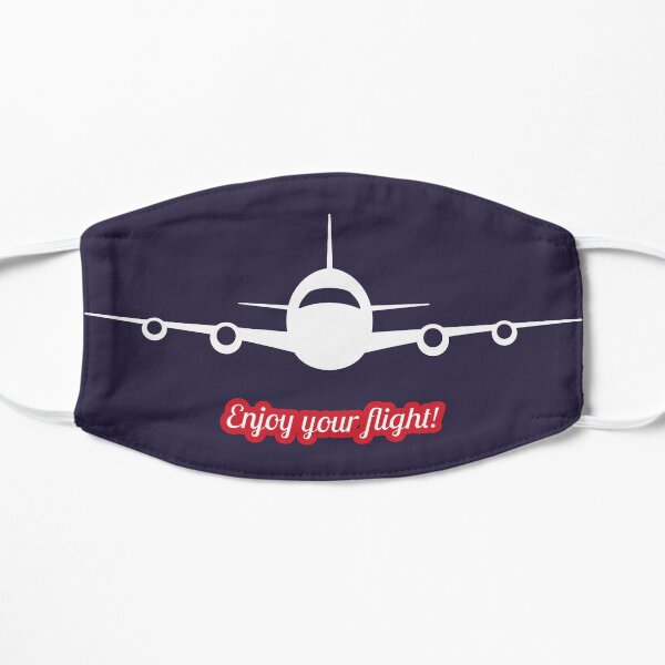 Enjoy your flight! Airplane Mask Mask
