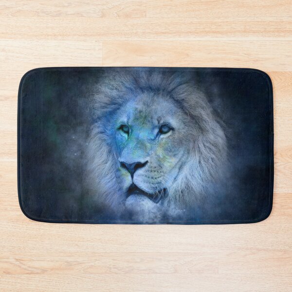 Item preview, Lion sky blue designed and sold by studiobrazuka.