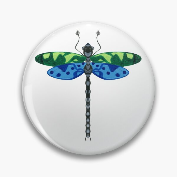 Item preview, Green and Blue Dragonfly designed and sold by ClaraMargarita.