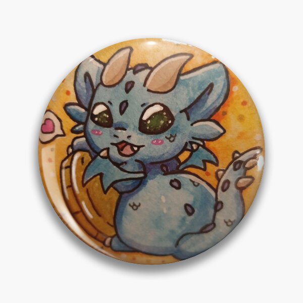 Item preview, Cute Little Blue Dragon designed and sold by TwinStarStudios.