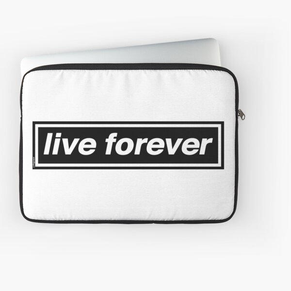 Live Forever (THE ORIGINAL & BEST!) - OASIS Band Tribute - MADE IN THE 90s Laptop Sleeve