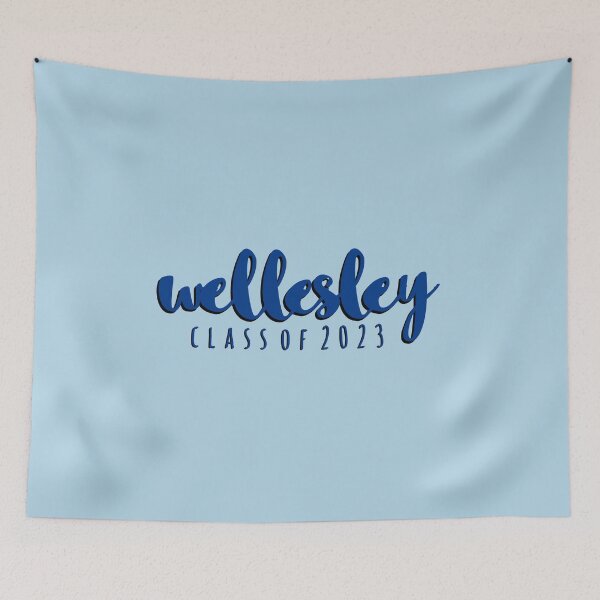 Item preview, handwritten wellesley 2023 in blue designed and sold by sophiagg7.