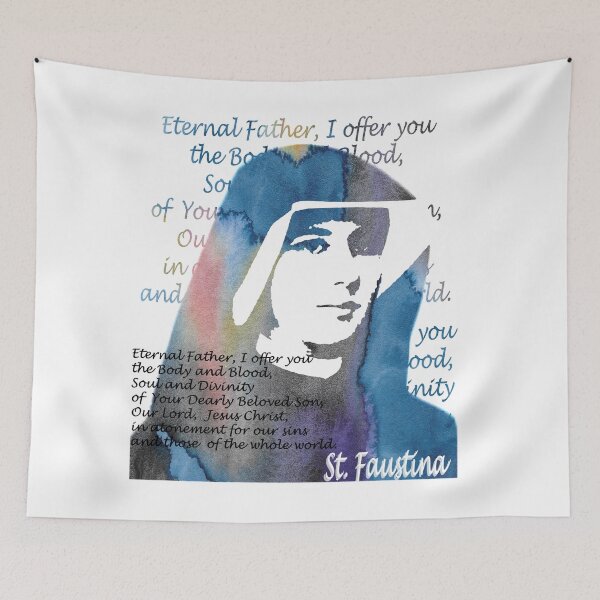Item preview, Saint Faustina Kowalska 1 designed and sold by neteor.