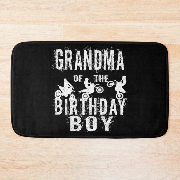 Item preview, Grandma Of The Birthday Boy Dirt Bike B-day Party graphic designed and sold by Grabitees.