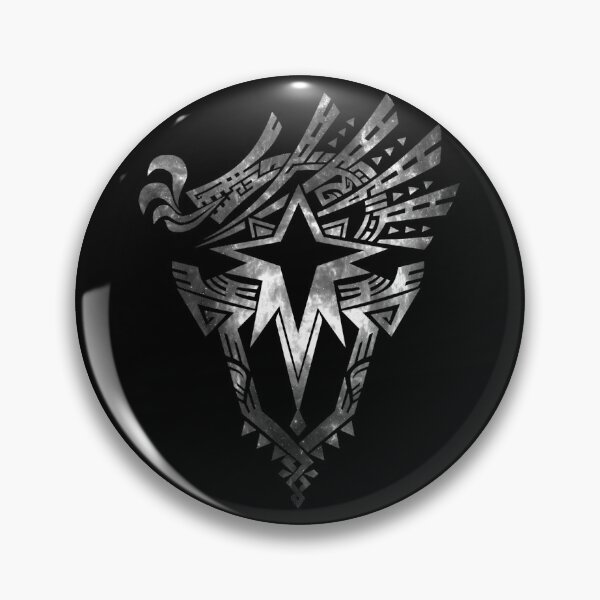 Monster Hunter World: Iceborne - Logo (Chrome Design) Pin