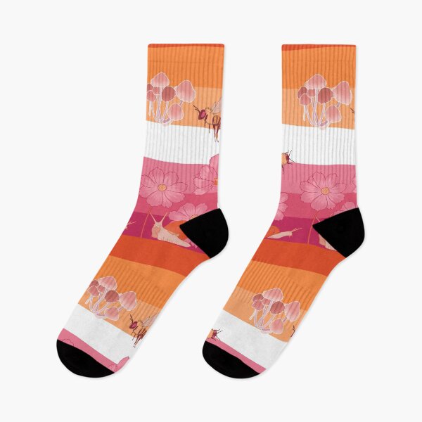 Item preview, Cottagecore Lesbian Pride Flag designed and sold by Oleander Schweiger.