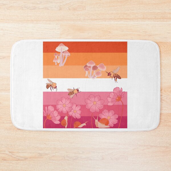 Item preview, Cottagecore Lesbian Pride Flag designed and sold by Oleander Schweiger.