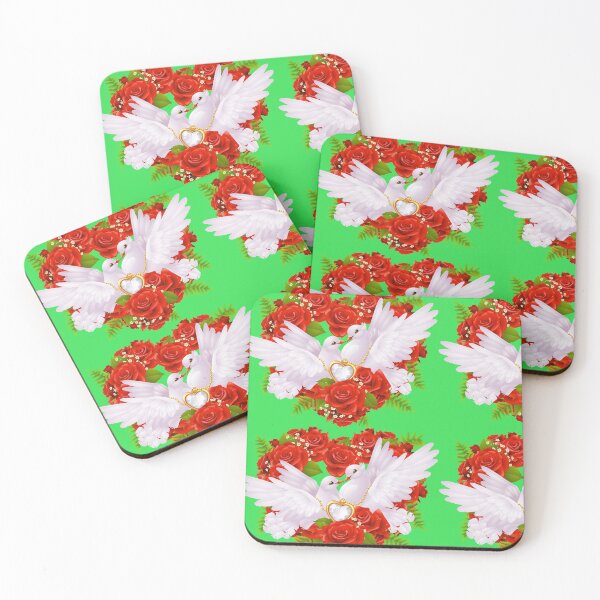 Item preview, SMART DOVE FLOWER LOVE designed and sold by VividThreadsDesignStudio.