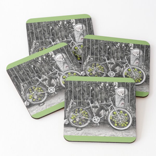 Item preview, Bicycle With Green Tennis Balls  designed and sold by CarolM.