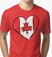 Love Canada T-Shirt Tri-blend T-Shirt