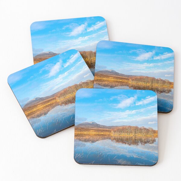Item preview, Canisp Reflections in Assynt's Loch Awe designed and sold by ScotLandscapes.