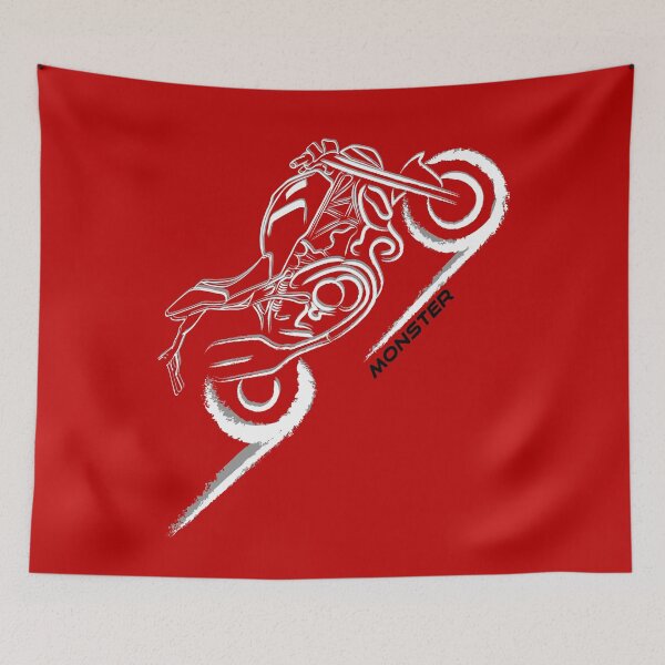 Item preview, Monster Lover, on Red Relayout for the Real Biker designed and sold by etoide.