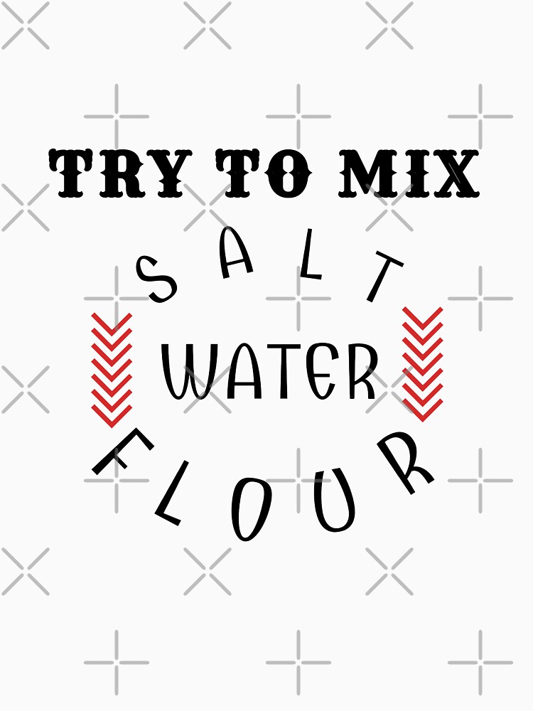 Try to mix salt water flour by CWartDesign