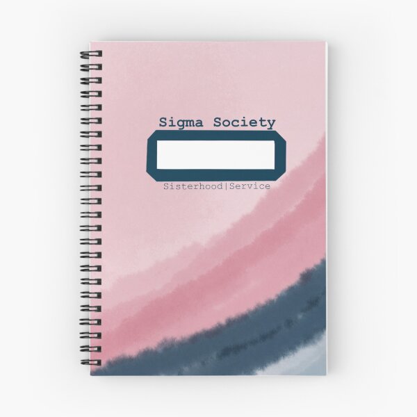 Item preview, Sigma Society Service Journal- Watercolor designed and sold by Gabby Jean.
