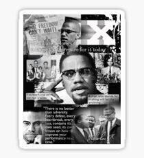 malcom x Sticker