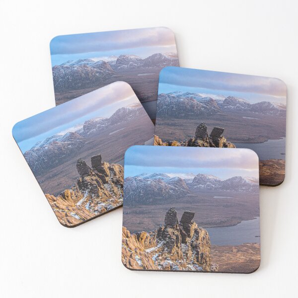 Item preview, Evening Light, Ben Mor Coigach from Stac Pollaidh designed and sold by ScotLandscapes.