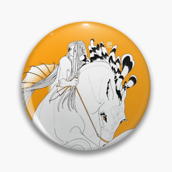 Item preview, Mermaid on the run on a seahorse designed and sold by LeBakarau.