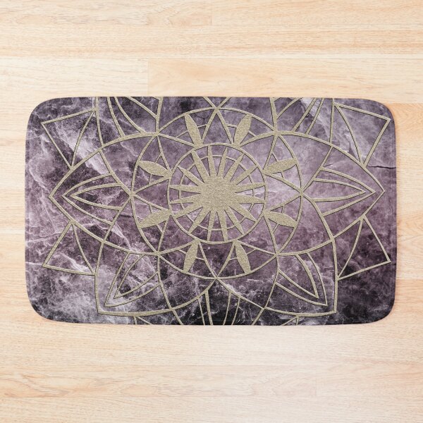 Item preview, Star Mandala on Dark Night Marble #1 #decor #art  designed and sold by Anita's & Bella's Art.