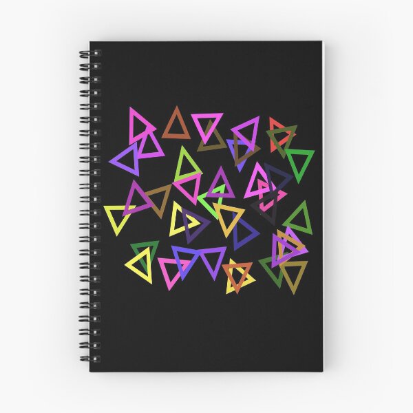 Item preview, Modern Triangle Pink Purple Blue and Yellow Geometric designed and sold by simpsonvisuals.