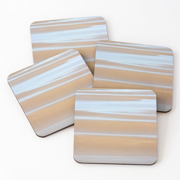 Beach stripes Coasters (Set of 4)