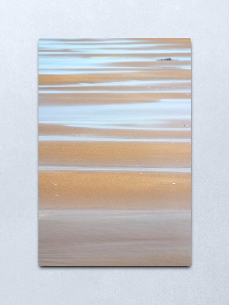 Alternate view of Beach stripes Metal Print