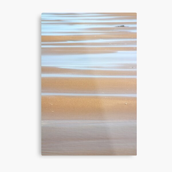 Beach stripes Metal Print