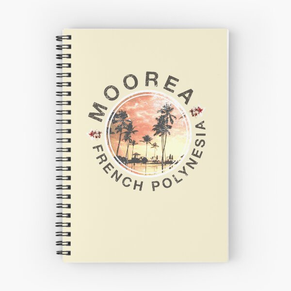 Item preview, Moorea French Polynesian Retro Sunset Vintage designed and sold by IronEcho.