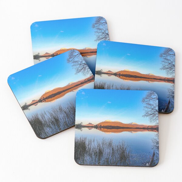 Item preview, A Winter Morning Loch Cul Dromannan and Cul Beag, Assynt designed and sold by ScotLandscapes.