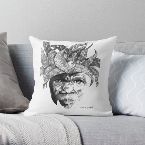 The Original Sunman - By Siphiwe Ngwenya Throw Pillow