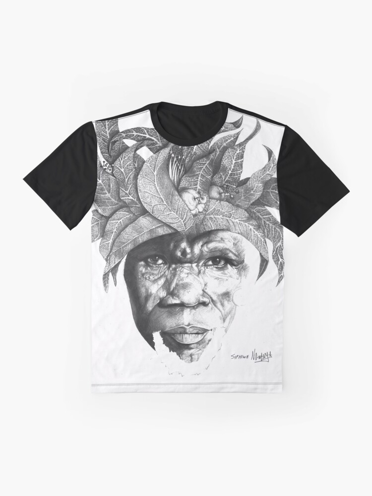 Thumbnail 4 of 5, Graphic T-Shirt, The Original Sunman - By Siphiwe Ngwenya designed and sold by Maboneng.