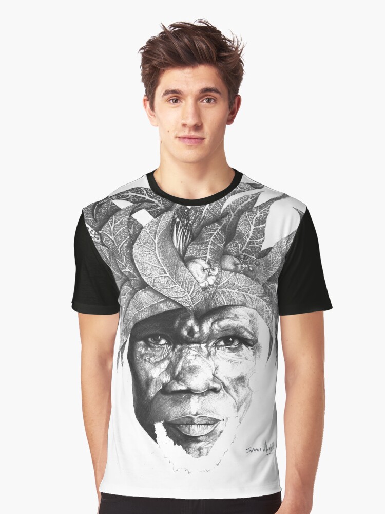 Thumbnail 1 of 5, Graphic T-Shirt, The Original Sunman - By Siphiwe Ngwenya designed and sold by Maboneng.