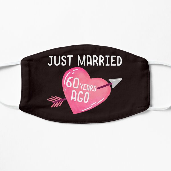 60th Wedding Anniversary gifts for him her couple Married Mask