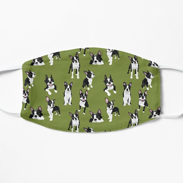 Download Boston Terrier Face Masks Redbubble PSD Mockup Templates