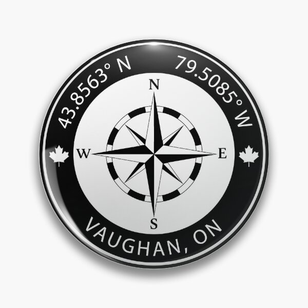 Item preview, Vaughan, Ontario Geographical Coordinates designed and sold by TeeOhGraphics.