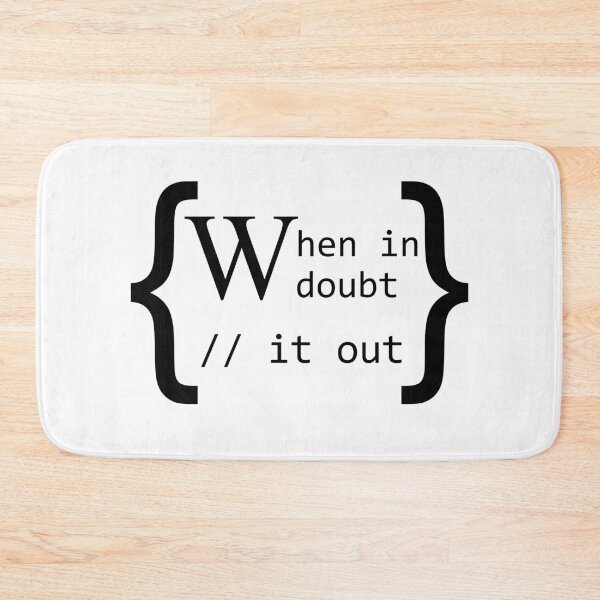 Item preview, When in doubt...  designed and sold by rsty11.