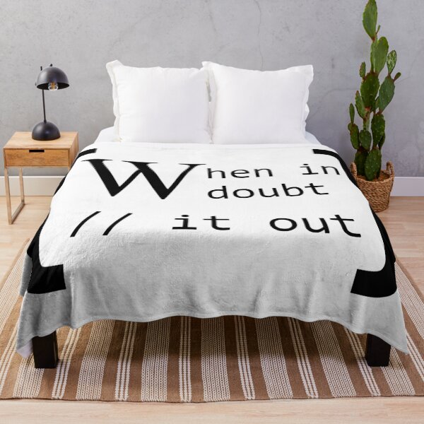 Item preview, When in doubt...  designed and sold by rsty11.