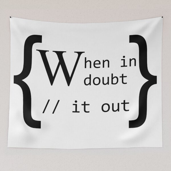 Item preview, When in doubt...  designed and sold by rsty11.