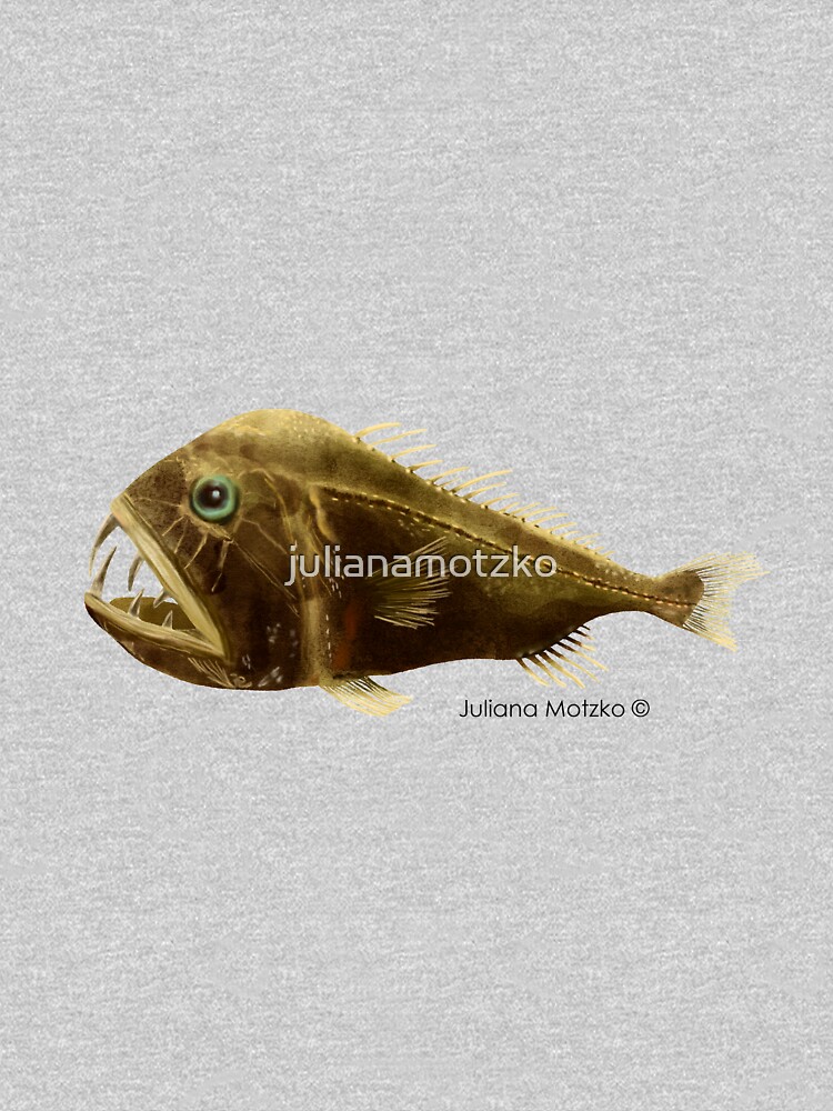Fangtooth Fish by julianamotzko