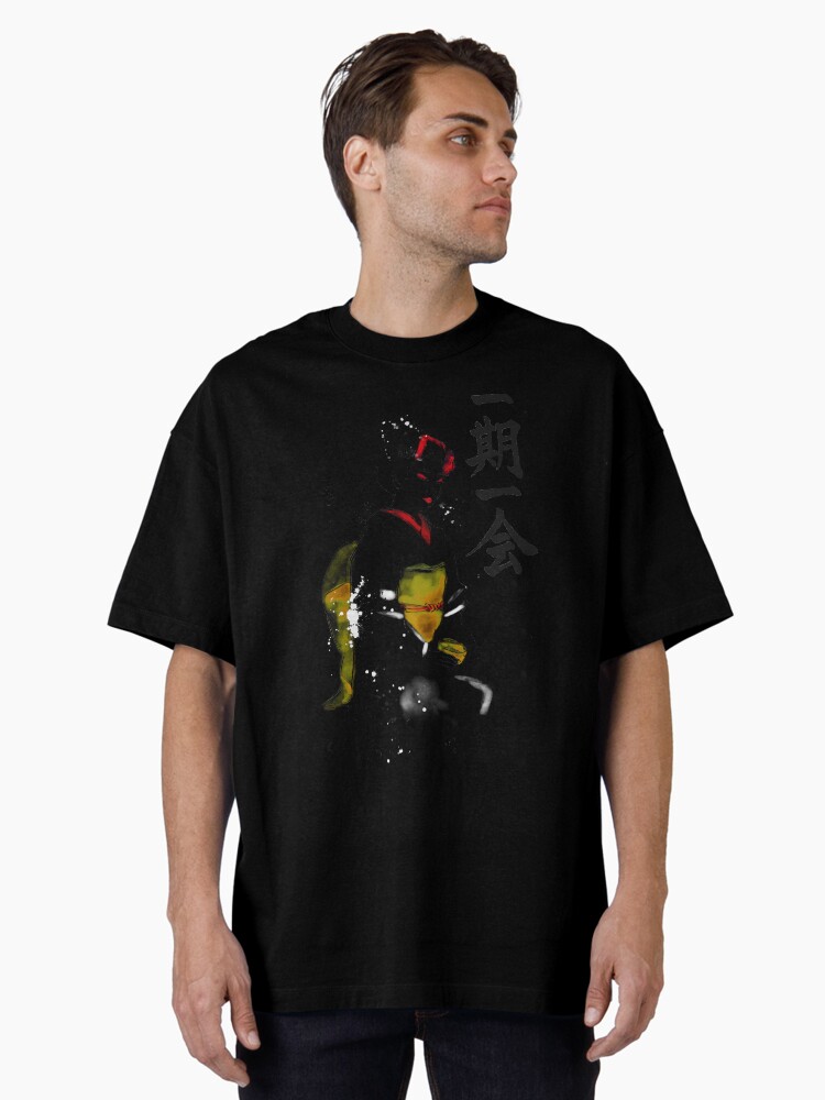 Imagen 2 de 7, Camiseta oversize con la obra Ichigo ichie | Un encuentro, una oportunidad | 一期一会, diseñada y vendida por Yoteformo.