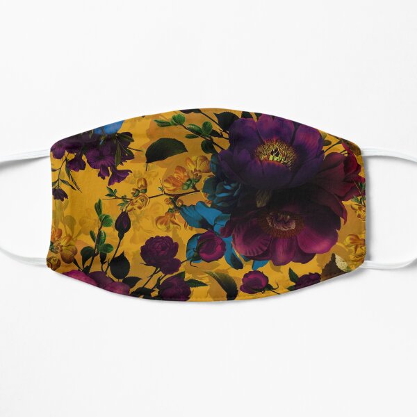 Moody florals - Mystic Night 8 Flat Mask