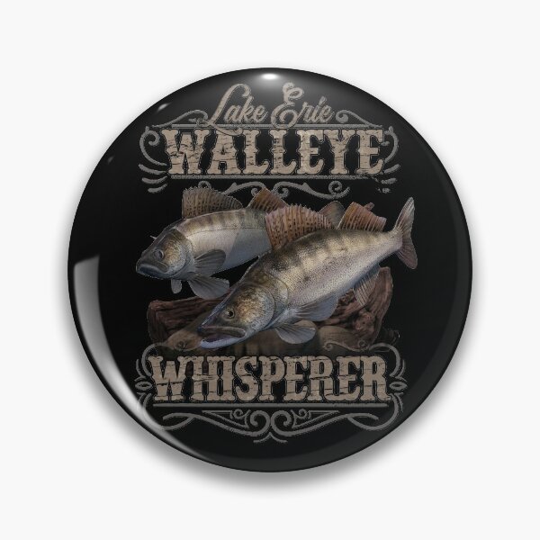 Walleye Pins and Buttons for Sale