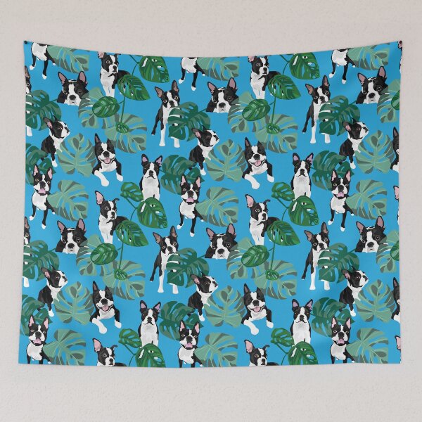 Item preview, Boston Terrier Tropical designed and sold by ArtofACoonhound.