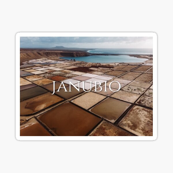Salinas de Janubio Lanzarote by SmileMoreAgain Sticker