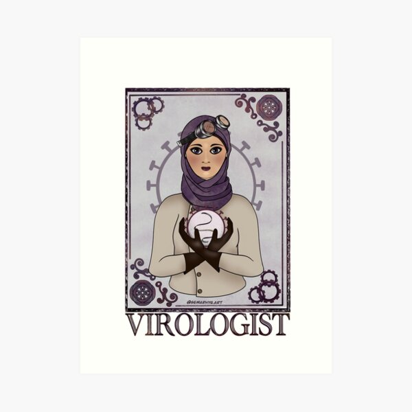 Virologist (STEAMpunk Art) Art Print